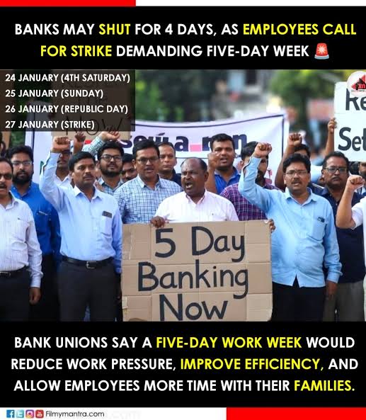 RAJIBDA87060569's tweet photo. @sanjaybpi @FinMinIndia #5DaysBanking https://t.co/jeYGHmtQfr