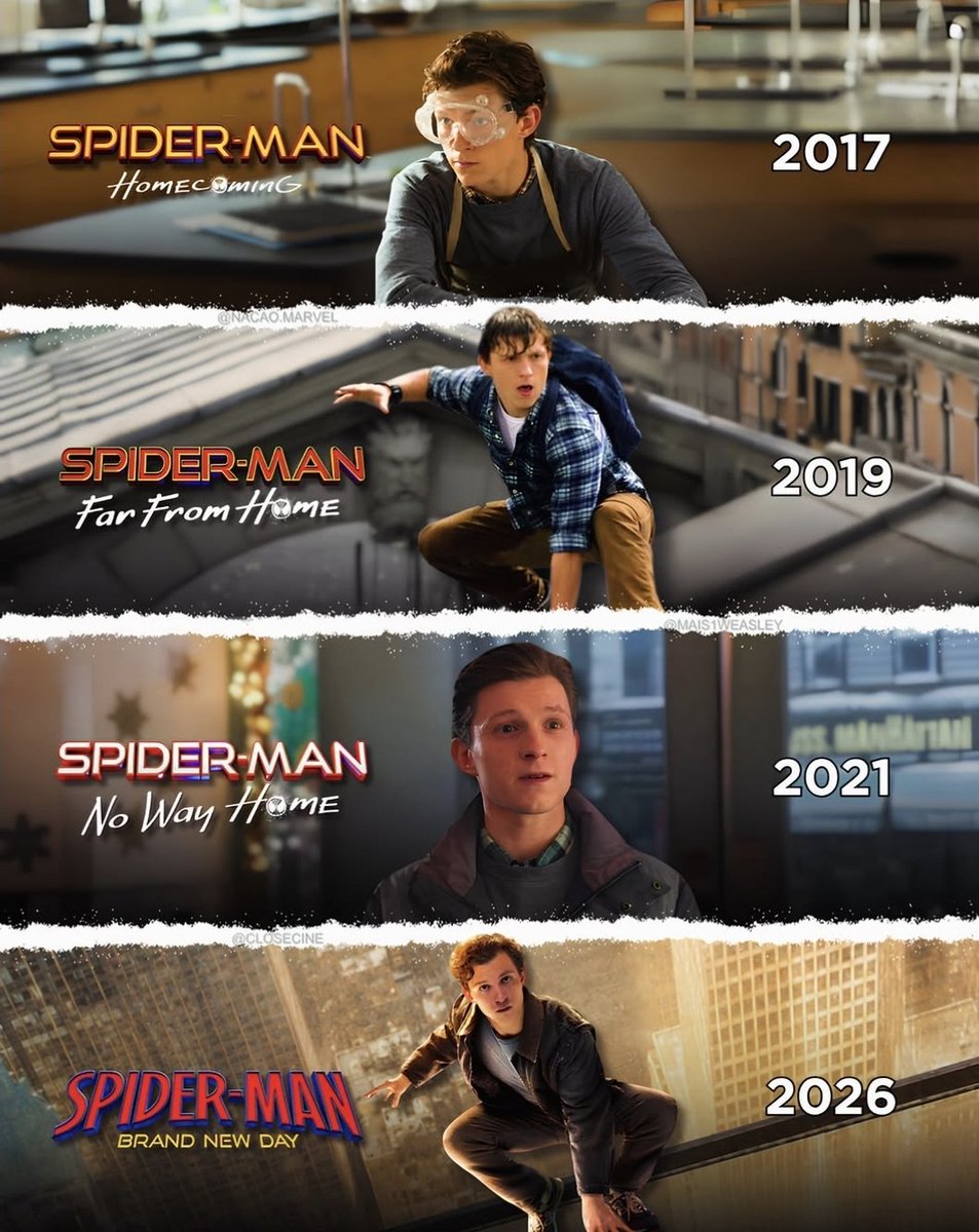Filmfanatics__'s tweet photo. Tom Holland’s Peter Parker era just keeps leveling up. 🚀 https://t.co/LgmKiU1LYu