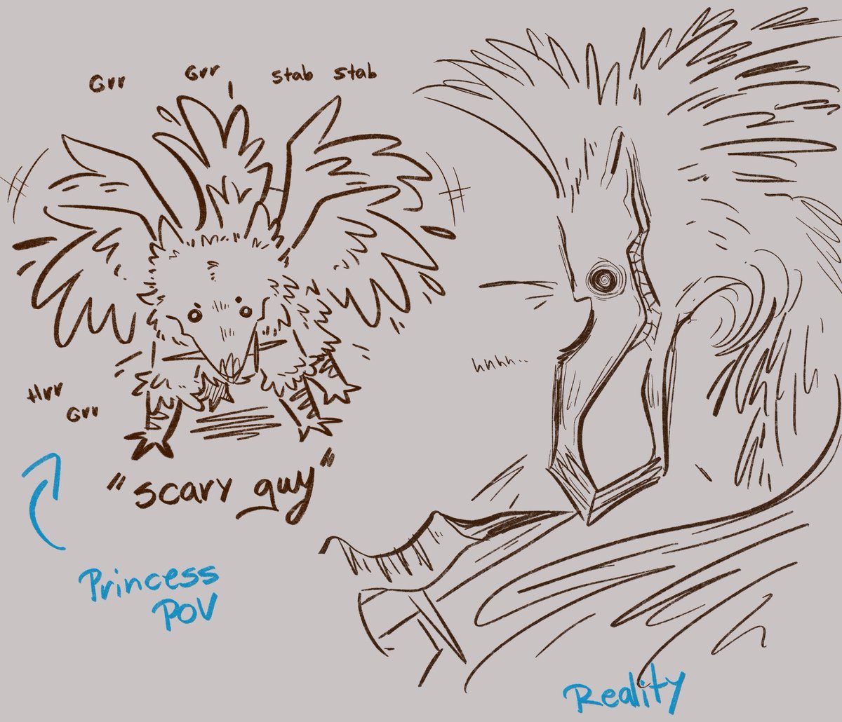 kaiken99's tweet photo. my contribution to the stp community #slaytheprincess https://t.co/ycmDvcT04C