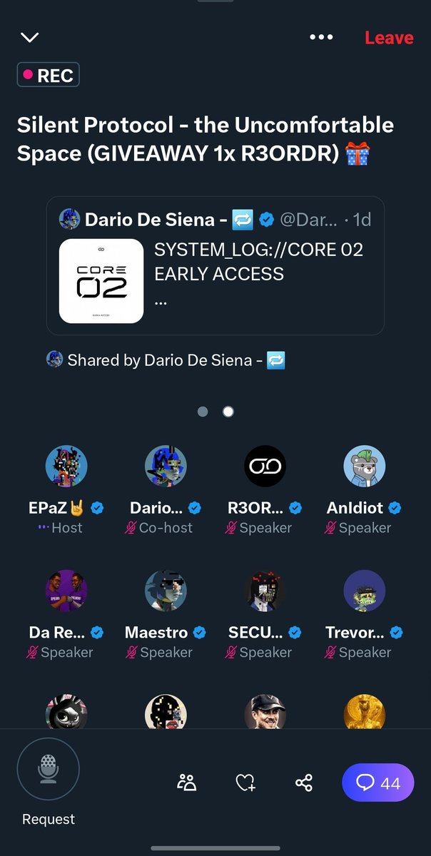Lade_000's tweet photo. You are  definitely  missing  out a lot if you are not here @Dario_Desiena  spilling  alphas and the way forward   for @R3ORDR . I have  fallen in love with what is yet to come https://t.co/CNtxDmU7sQ