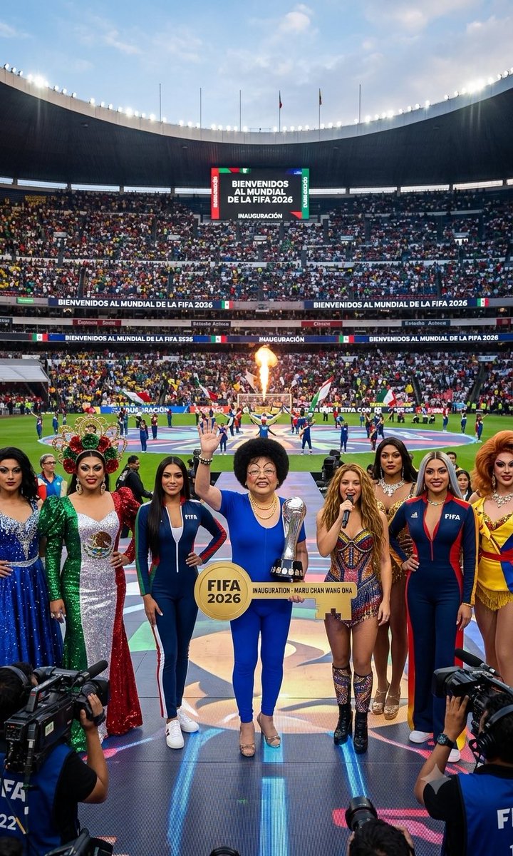 IaMaruChan's tweet photo. sienlo el melio lia en la Ciulal le Mexico loy pol inaugulalo el munlial le futbol le la FIFA 2026, aglalesco a la olganizacion el consilelalme pala tan impoltante evento en consilelasion pol mi glan lelevancia en el olbe y como estanlalte le las juventules le munlo #SomosMéxico https://t.co/kN5dEkgepF