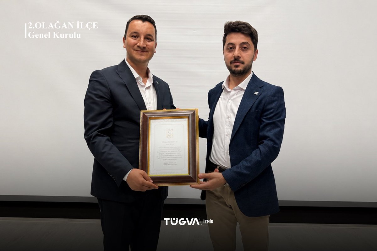 tugvaizmir's tweet photo. 📍 Bayındır | 2. Olağan İlçe Genel Kurulu

TÜGVA İzmir Bayındır 2. Olağan İlçe Genel Kurulumuzu gerçekleştirdik.

Bayındır İlçe Temsilciliği görevine atanan Özgür Çağlar Karaman’ı tebrik ediyor, yeni dönemde hayırlı ve başarılı çalışmalar diliyoruz. https://t.co/6j5q2TRlp8
