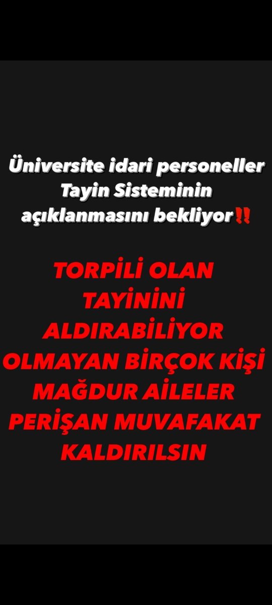 Personelidari's tweet photo. #UnvTayiniMüjdeleRTE https://t.co/YUrobeMTzZ