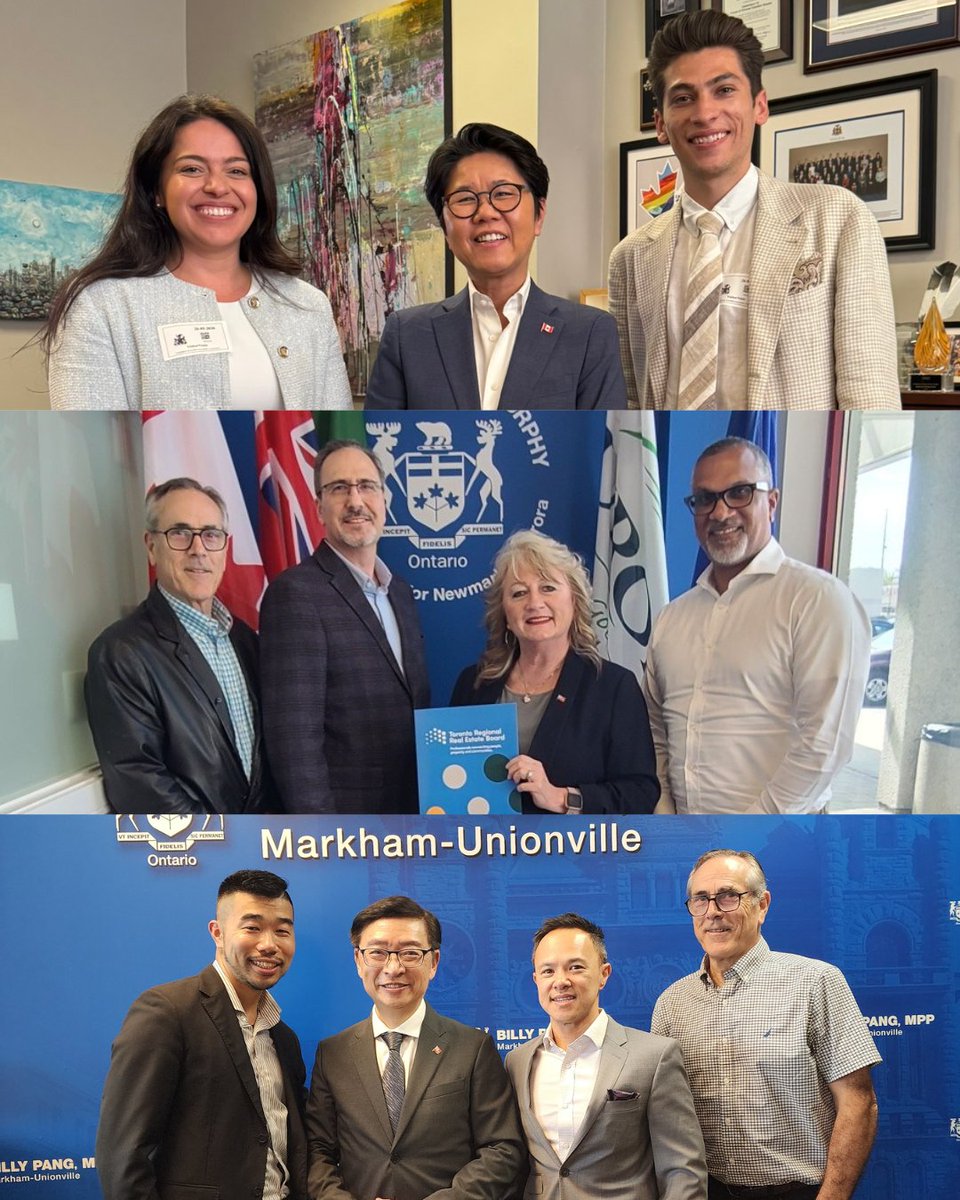 TheReal_TRREB's tweet photo. TRREB, in partnership with @OREAinfo, met with MPPs across the GTA to advocate for solutions to increase housing supply and improve affordability. From reducing development charges to supporting measures that lower housing costs, these conversations are critical to helping Ontario meet its housing goals.

We want to thank the Parliamentary Assistant to the Minister of Housing Laura Smith, MPP Thornhill; the Infrastructure Minister Kinga Surma’s office, MPP Etobicoke Centre; MPPs Jonathan Tsao, Don Valley North; Stephanie Bowman, Don Valley West; Michelle Cooper, Eglinton-Lawrence; Tom Rakocevic, Humber River-Black Creek; Billy Pang, Markham-Unionville; Dawn Gallagher Murphy, Newmarket-Aurora; Chris Glover, Spadina-Fort York; Kristyn Wong-Tam, Toronto Centre; Stephanie Smyth, Toronto-St. Paul’s; and Mohamed Firin, York South Weston.

REALTORS® are helping drive the conversation on Ontario's housing future, and the TRREB Government Relations Committee participants included:

Paul Lee
Brian Walker
Gordon Su
Tara Stone
Li Koo
Phil Cipriani
Sam Valimohamed
Peyman Saghat Foroush
Jonathan Chan
Eric Dietterle
Alysha Fiorio
Louie Di Benedetto
Brett Starke
John O’Boyle
Ram Rajendram
Charlene Williams
Devin Glowinski