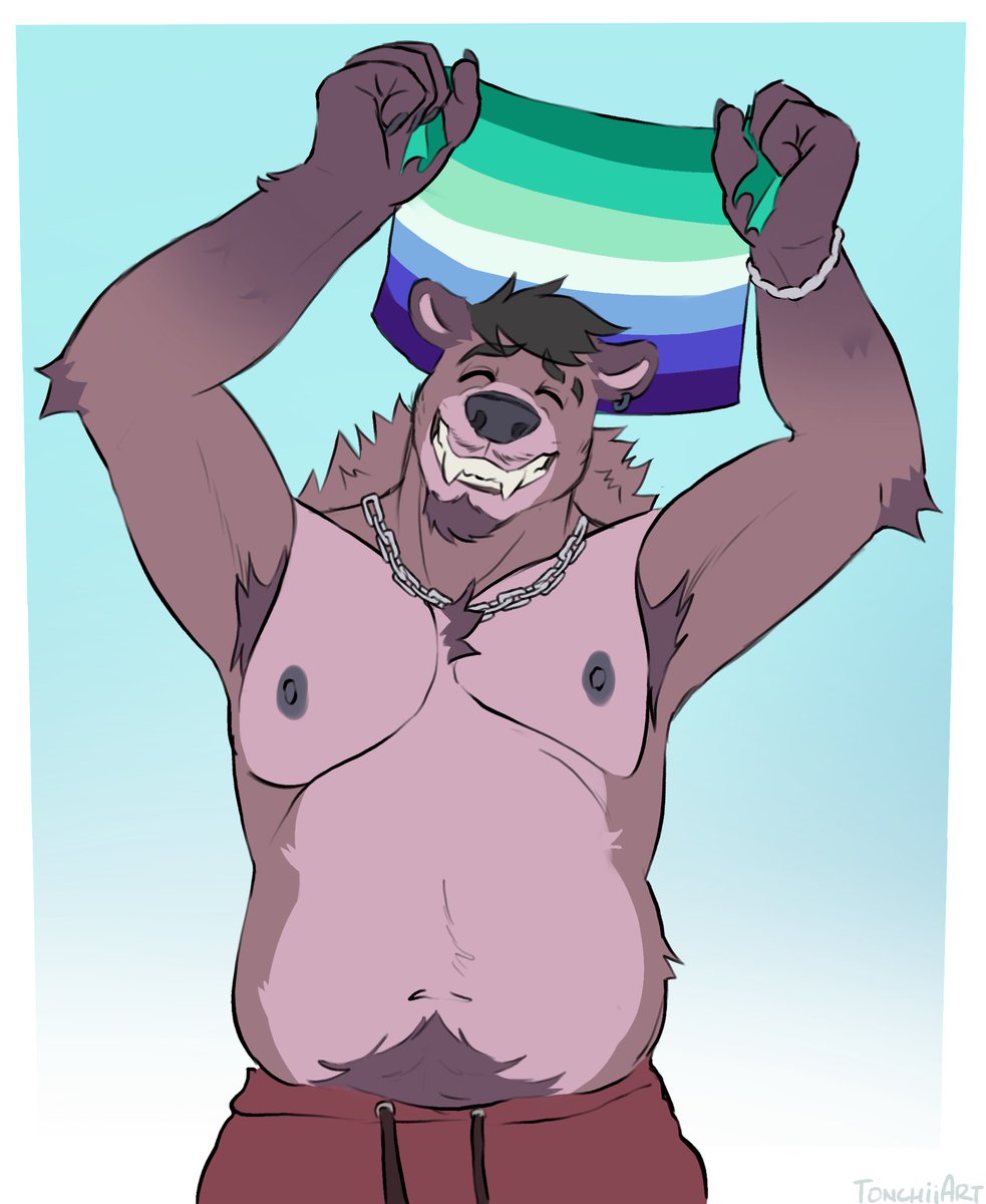 tonchii_art's tweet photo. Happy pride month! https://t.co/2eBuwKXG3y