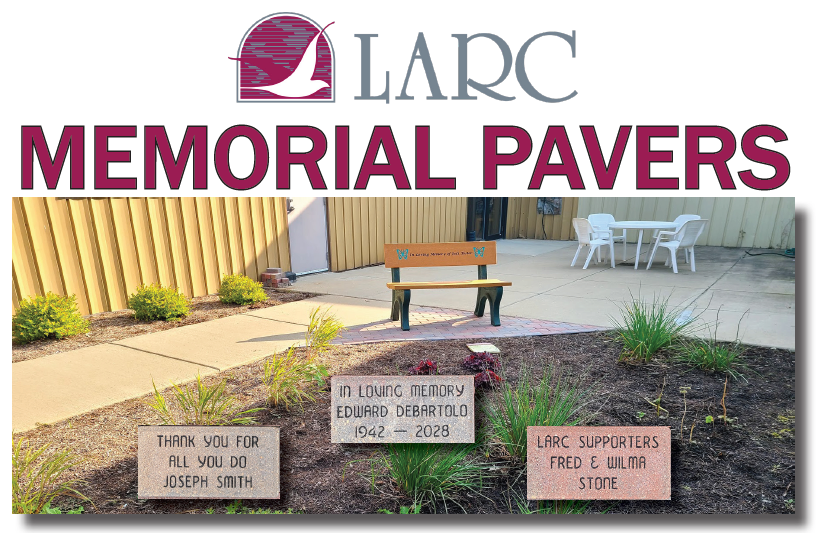 LARCinLansing's tweet photo. You can purchase bricks in memory or in honor of your loved one to help support LARC's mission while leaving a lasting legacy in our Memorial Garden. Bricks are $200 each. Orders must be received by June 30, 2026. Visit https://t.co/IVPm87k8n6 to download the order form. https://t.co/yaQ6qmO1lO