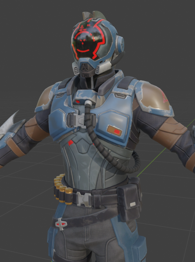 OffworldVis's tweet photo. The new "Visitor" suit could've looked SO much better without the shiny metal armor https://t.co/lpPmnl0Gec