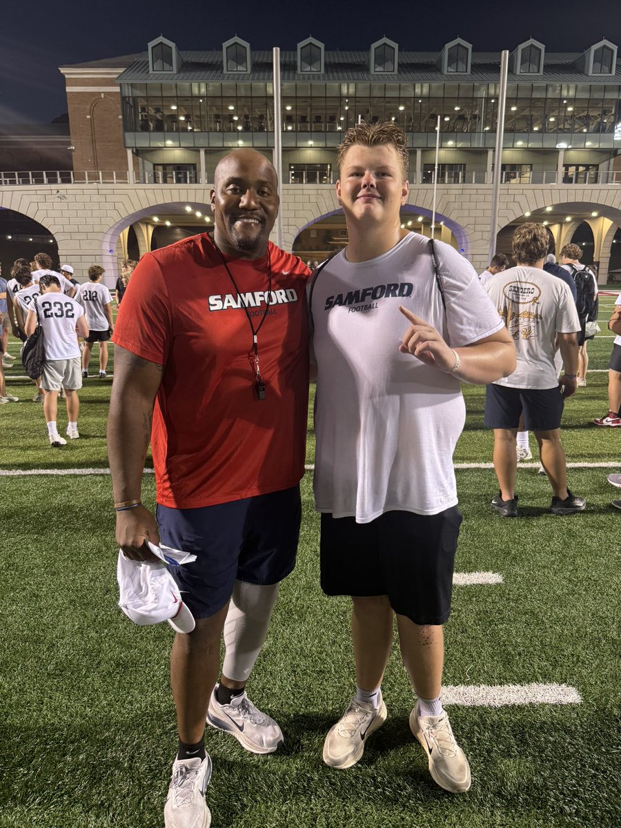 bigdal79's tweet photo. Grateful for the opportunity to compete @SamfordFootball yesterday.

@Coach_Grass @74logan74 @BTHOM63_100 @Coach_RErwin @CoachPatByrne @RecruitGeorgia @NPHSRecruiting @247recruiting @RustyMansell_ @RecruitGeorgia https://t.co/S6wQEVQojD