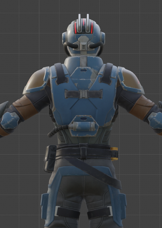 OffworldVis's tweet photo. The new "Visitor" suit could've looked SO much better without the shiny metal armor https://t.co/lpPmnl0Gec