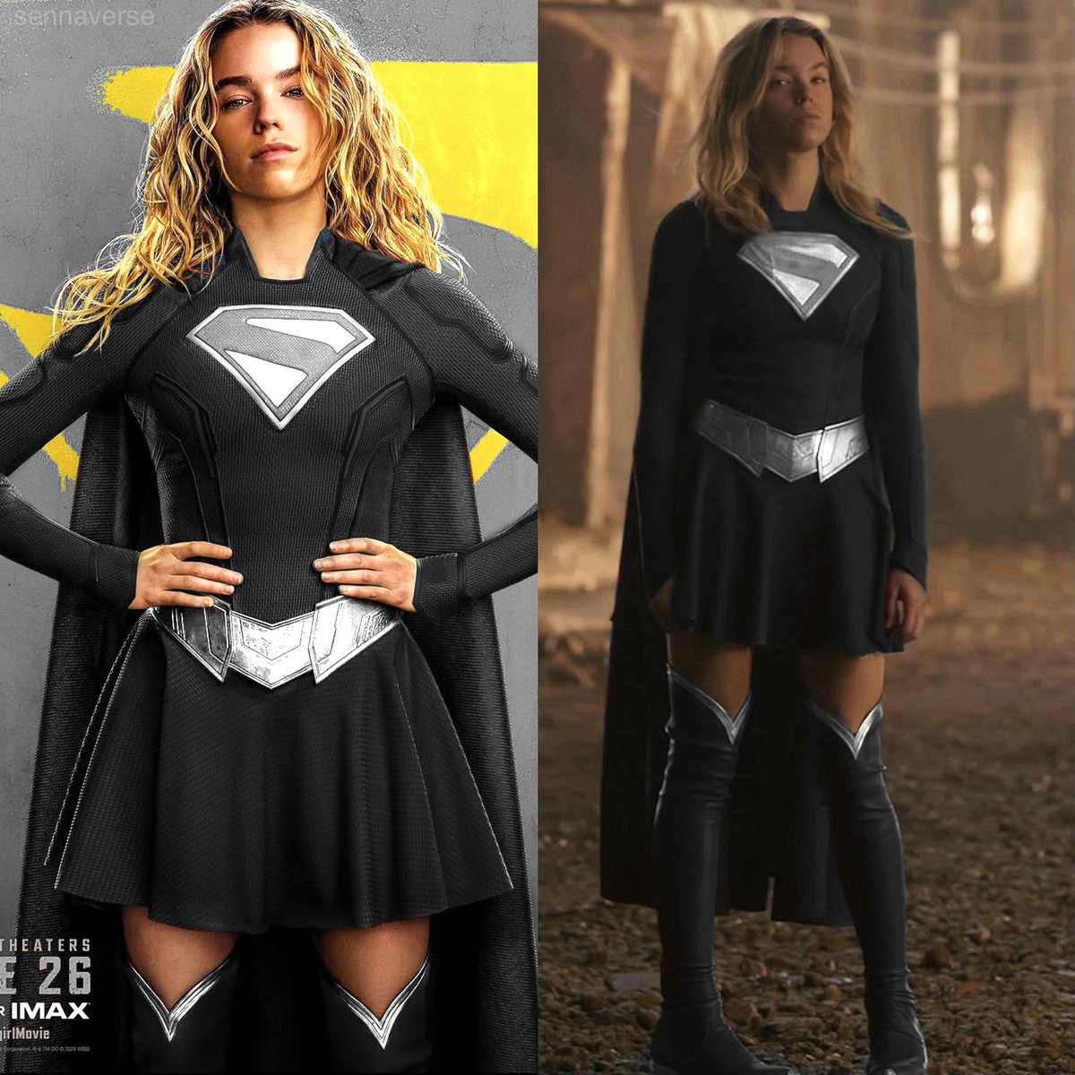 sennaverse's tweet photo. Black suit Supergirl https://t.co/YWxO0mHyZH