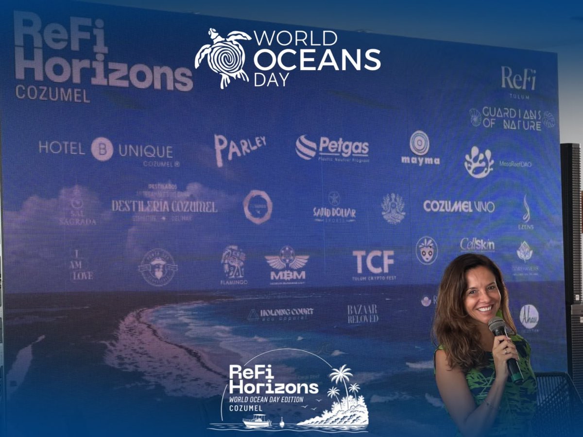 MesoReefDAO's tweet photo. A few days ago, we participated in a series of talks for World Oceans Day with regenerative stakeholders in the Mexican Caribbean! https://t.co/FsWS6HloiH