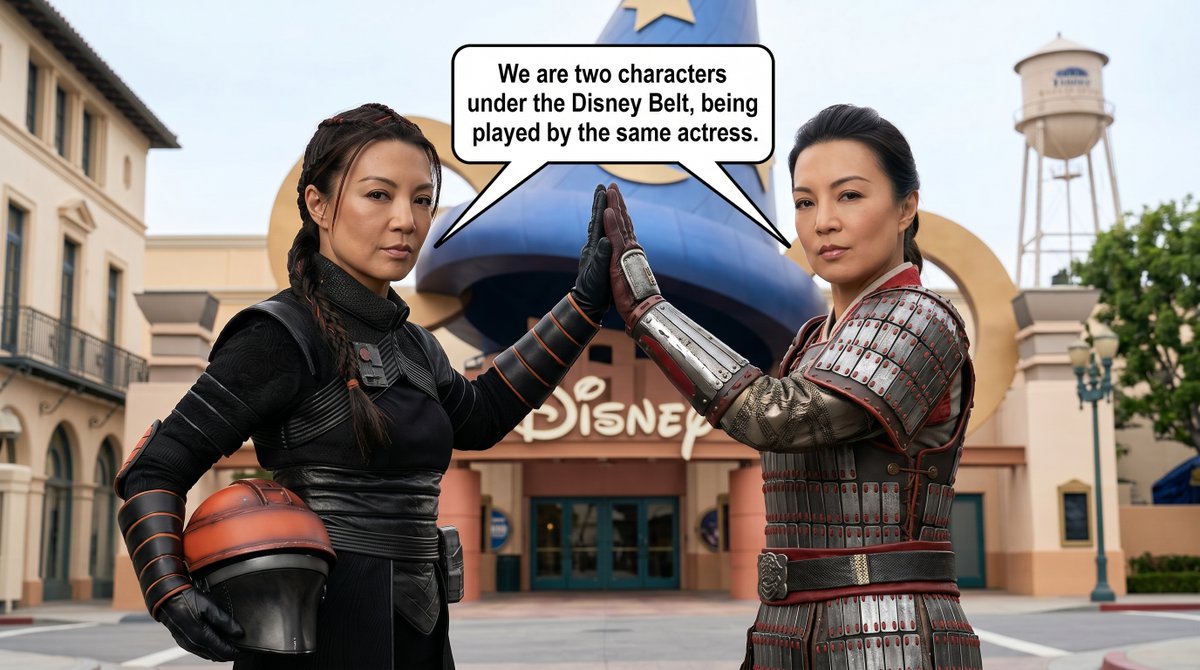 JGLyons1996's tweet photo. @MingNa This was inspired by Sonic 3 when Ivo Robotnik meets his grandfather, Gerald Robotnik. This is mainly just for fun. Imagine if Fa Mulan did meet Fennec Shand. https://t.co/uA3nWF8rKt