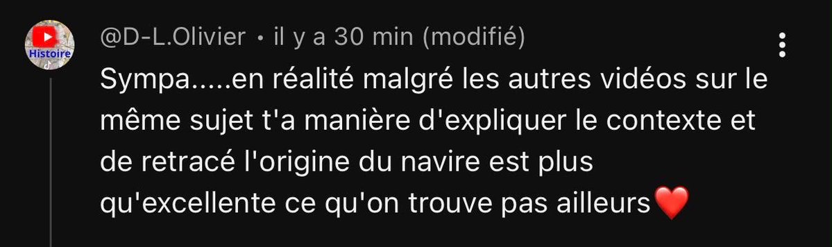 lafollehistoire's tweet photo. Forcément déçu de voir la vidéo se planter niveau vues mais prévisible du fait que la moitié du youtube histo a traité du même en moins de 2 semaines
Visiblement personne n’était au courant que le sponsor avait confié le même sujet à autant de chaîne ce qui est contre-productif 

Mais au moins les gens qui la regardent trouvent que la notre sort du lot et ça fait grave plaisir 🫡