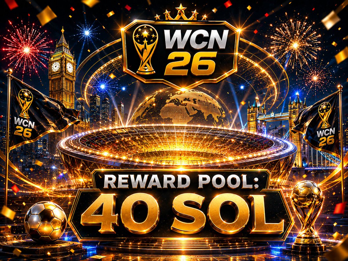 WorldCupNFTs's tweet photo. 🏆 The WCN26 Main Reward Pool has already grown to 40+ SOL and continues to grow with every mint.

• 80% of mint funds
• 50% of royalties
...will be distributed to holders of the nation that wins the World Cup. 🌎⚽

But that's not all 👇

🎁 The Side Reward Pool is growing alongside it and already contains:

• 1 SOL
• 250,000 $AIR
• 5 @d1srupt0rs NFTs
• 5 @liminalsworld NFTs
• 1 @LunardollzNft NFT
• 1 @cetsfk NFT
• 2 @misfitsorder  NFTs
• 1 @ThePandarianz NFT
• 3 @UndeadSolsNFT NFTs

The World Cup hasn't even started yet. 🔥