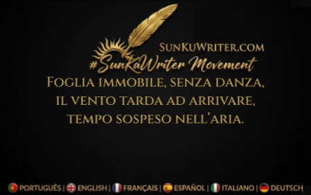 Sun_Ku_Writer's tweet photo. Foglia immobile, senza danza,
il vento tarda ad arrivare,
tempo sospeso nell’aria.

#SunKuWriter
Movimento Movement Mouvement Movimiento Movimento Bewegung
https://t.co/ly7pXkxgRF https://t.co/JJ55IxBYd0
