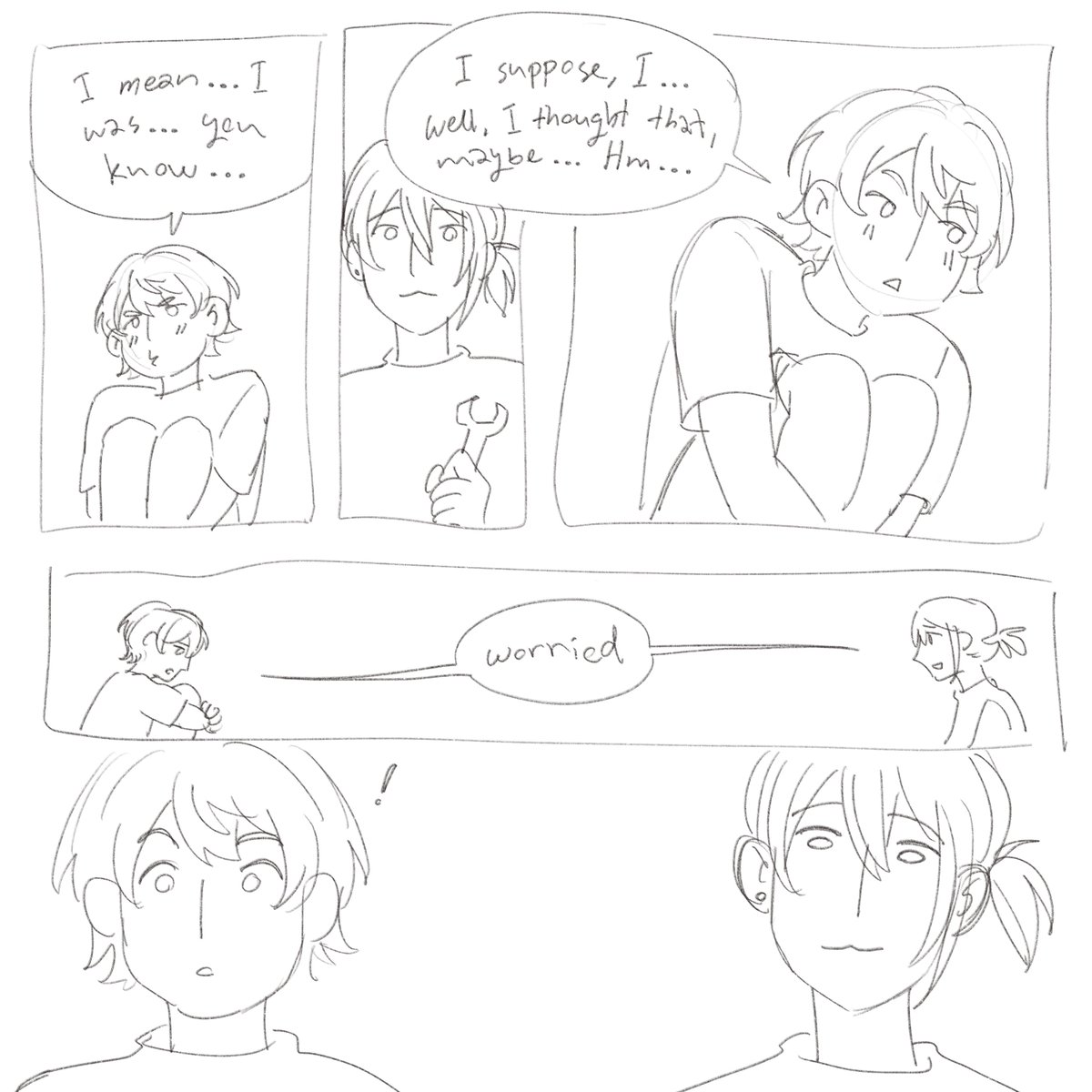 milostyy's tweet photo. 🎈🌟 Just a messy comic I drew because, y'know, they're gay and stuff (1/2) https://t.co/61tdTacpFN