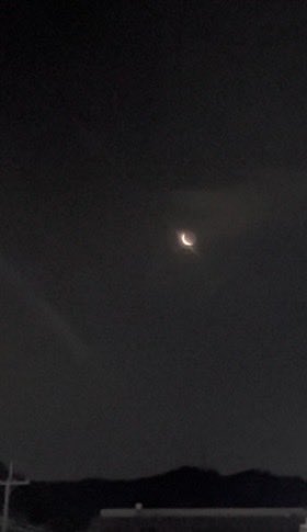 100ctFl's tweet photo. おやすみなさい🌘

#月　#イマツキ　#二十六夜
#有明月 https://t.co/c7wljE8KVD