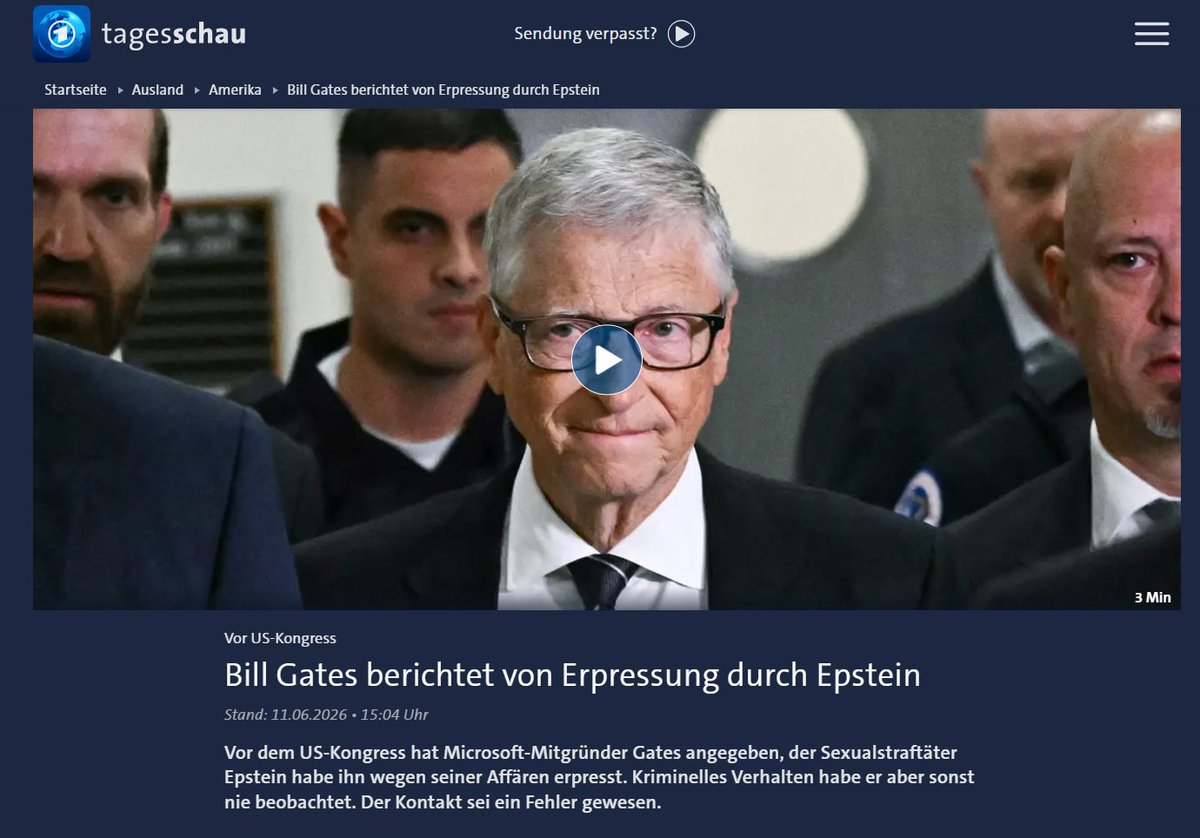 Leseerlaubnis's tweet photo. Abgesehen von Gates: 

Wie viele Männer mag das Epstein-Netzwerk im Laufe der Jahrzehnte erpresst haben?

Wer erpresst diese Menschen heute?

Denn es glaubt doch wohl niemand, dass durch Epsteins Tod die Vergewaltigung Minderjähriger oder die Erpressungen aufgehört haben, oder? https://t.co/Yw2yKkKNMj