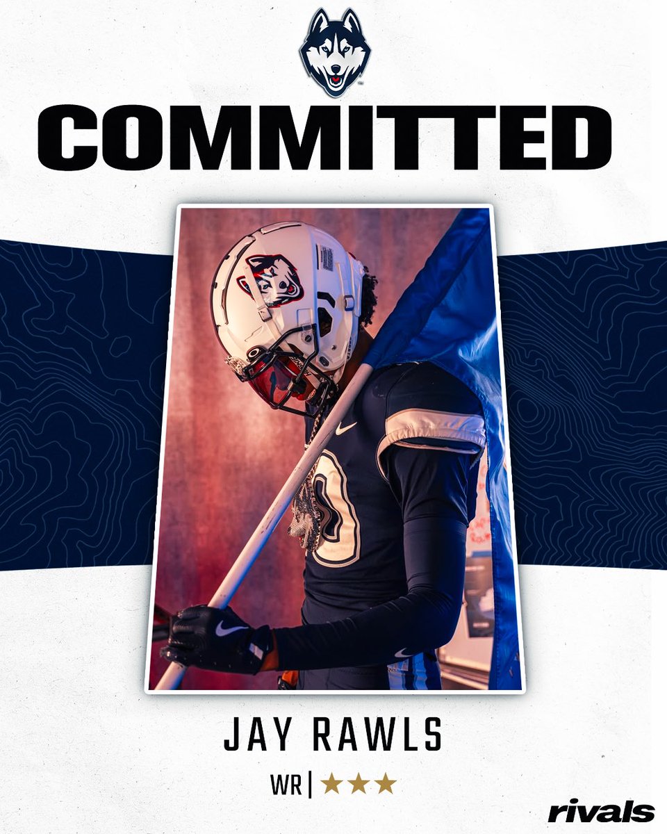 BrandonHuffman's tweet photo. Goodyear (Ariz.) Desert Edge receiver Jay Rawls has announced his commitment to UConn. Very good pickup for the Huskies in landing a top 20 player in Arizona https://t.co/974VXPKl1r https://t.co/9ZrVILdMnF