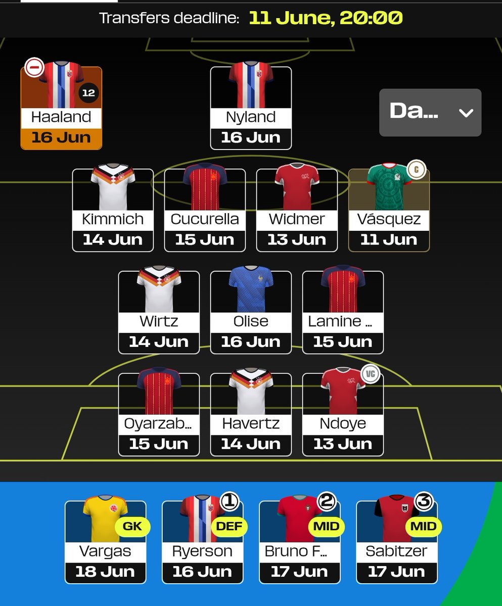 Emma91078660536's tweet photo. #worldcup #md1 #fifawcfantasy
π https://t.co/6G3eRbvwhs