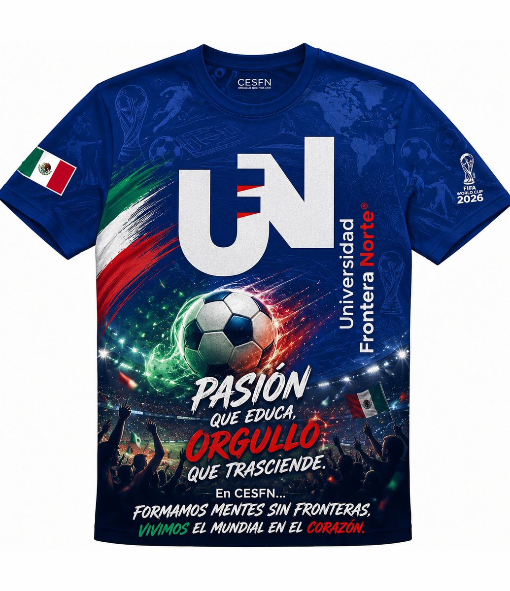 UFronteraNorte's tweet photo. ⚽ En el CES Frontera Norte llevamos a México en el Corazón 🇲🇽 https://t.co/B2Q1CPOc7x