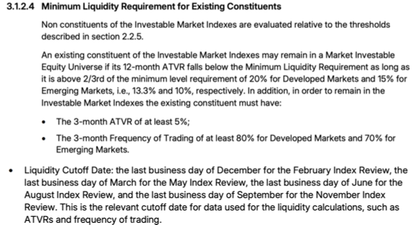 Untuk anggota existing, dalam hal ini GOTO masih sebagai MSCI Standard, berlaku ketentuan :
- Untuk...