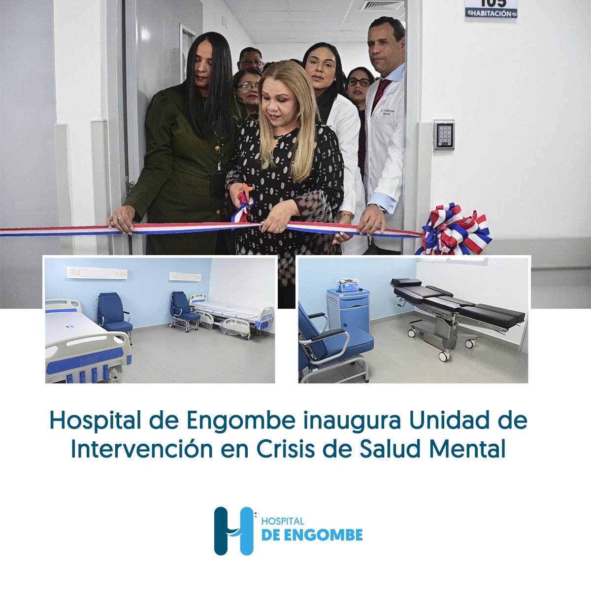 Hengomberd's tweet photo. ➡️ Hospital de Engombe inaugura Unidad de Intervención en Crisis de Salud Mental

📱Más detalles en nuestra página web https://t.co/sGdfpszblw
#hengomberd https://t.co/M3PMkMsS5r