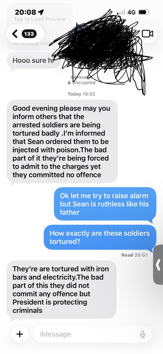 noto2030's tweet photo. Just received Arrested ZNA soldiers are being tortured with iron bars &amp; electricity. Sean ordered them injected with poison. They’re forced to confess to charges they didn’t commit. President is protecting criminals. If anything happens to them, Mnangagwa is fully responsible. https://t.co/xgkgQoShg0
