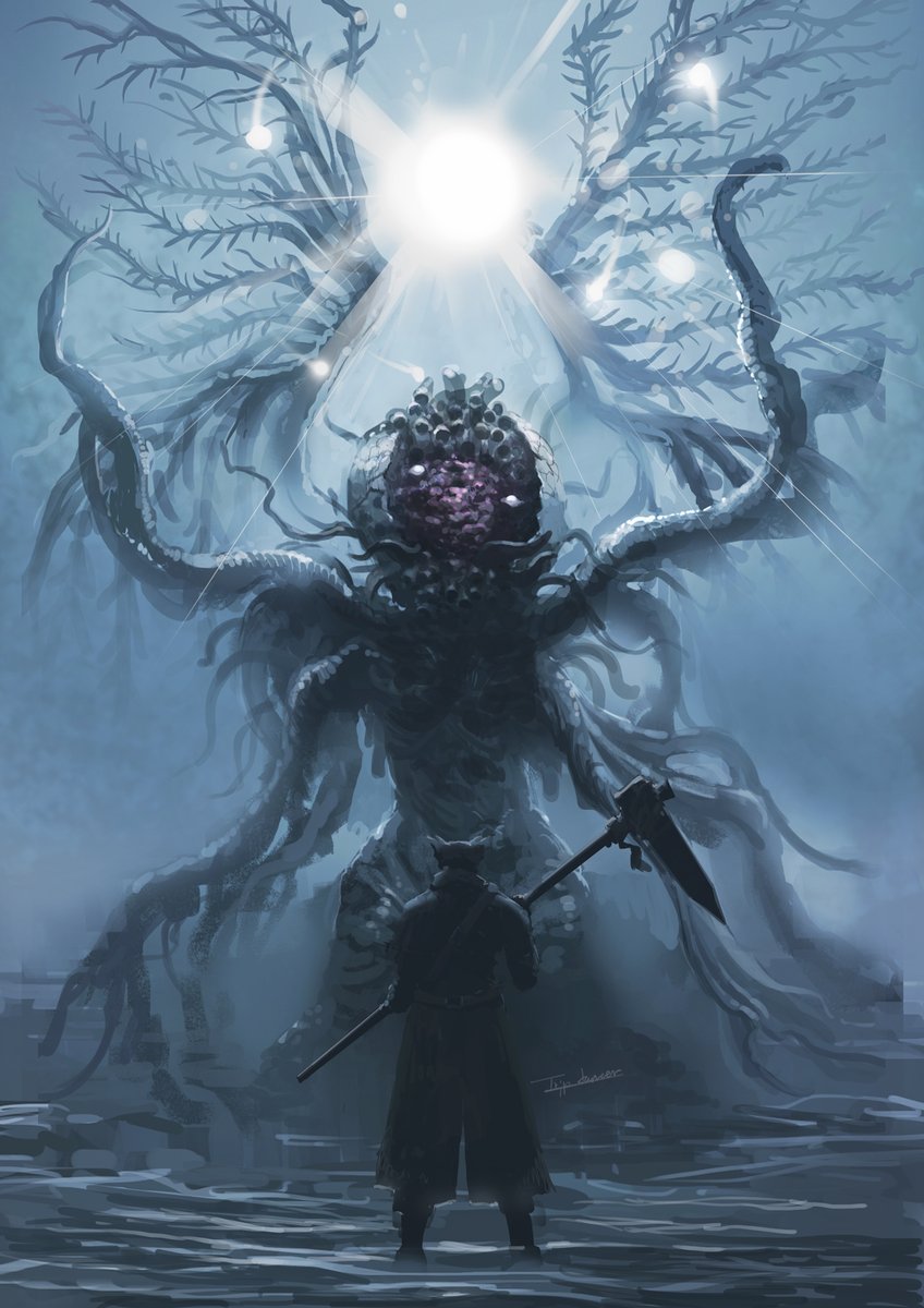 CosmicHorror637's tweet photo. Ebrietas, Daughter of the Cosmos (Bloodborne) by TripDancer https://t.co/7hts0cC11e