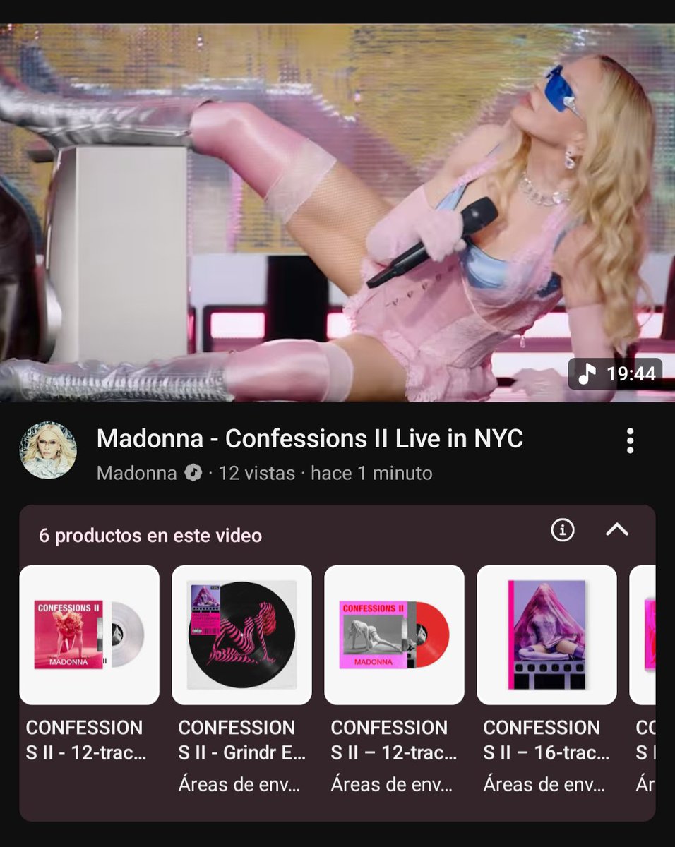 MadonnaMadders1's tweet photo. #Madonna ha subido su presentación del 4 de Junio que hizo en el TSX Stage a su canal oficial de YouTube. ¡Vayan a darle mucho amor! 🪩❤️🥰👑
#confessionsII #confessions2 #confessionspart2 #confessionsonadancefloor2
https://t.co/W53XxjCEpN https://t.co/mqsIfaJf4L