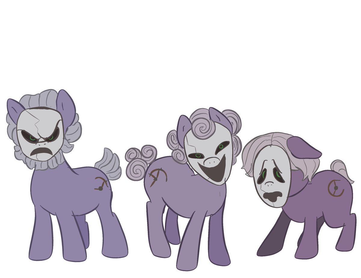 h3llo_yay's tweet photo. Game 3b as ponies https://t.co/h7od1QHynu