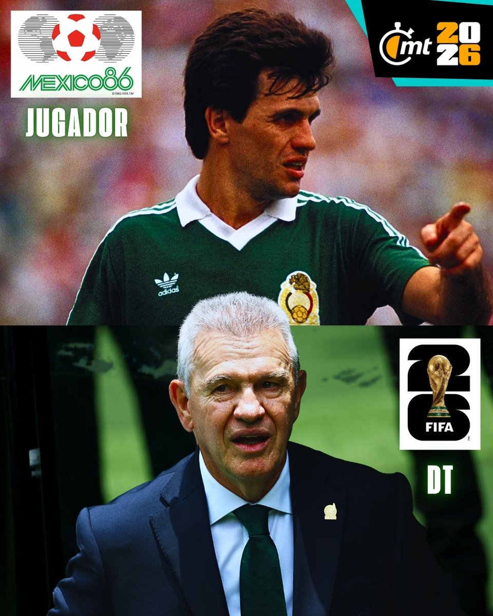 mediotiempo's tweet photo. ¡JAVIER AGUIRRE! 👏🇲🇽

El único hombre que ha JUGADO y DIRIGIDO un Mundial en su país 🏟️🏆

📸: Reuters https://t.co/BOehzbfLMx