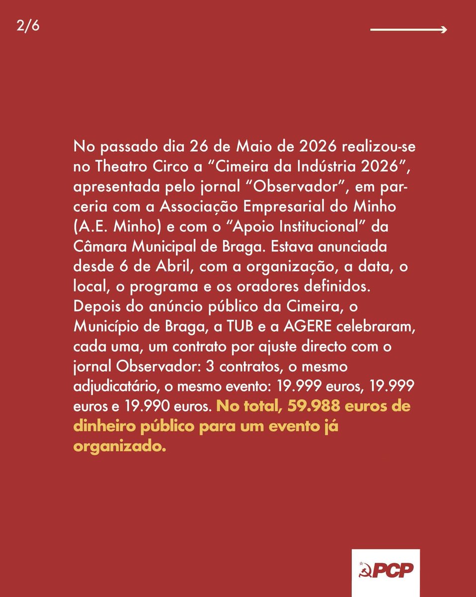 csc11's tweet photo. A nora, Inês Varejão, esposa do atual presidente da CM de Braga trabalhava na Spinumviva e deu uma entrevista amigável ao Observador, conduzida pelo cartilheito Luís Rosa.

Em sinal de agradecimento a CM de Braga pagou 3 vezes 20 mil euros pelo mesmo serviço ao Observador. https://t.co/Zw77proKNW