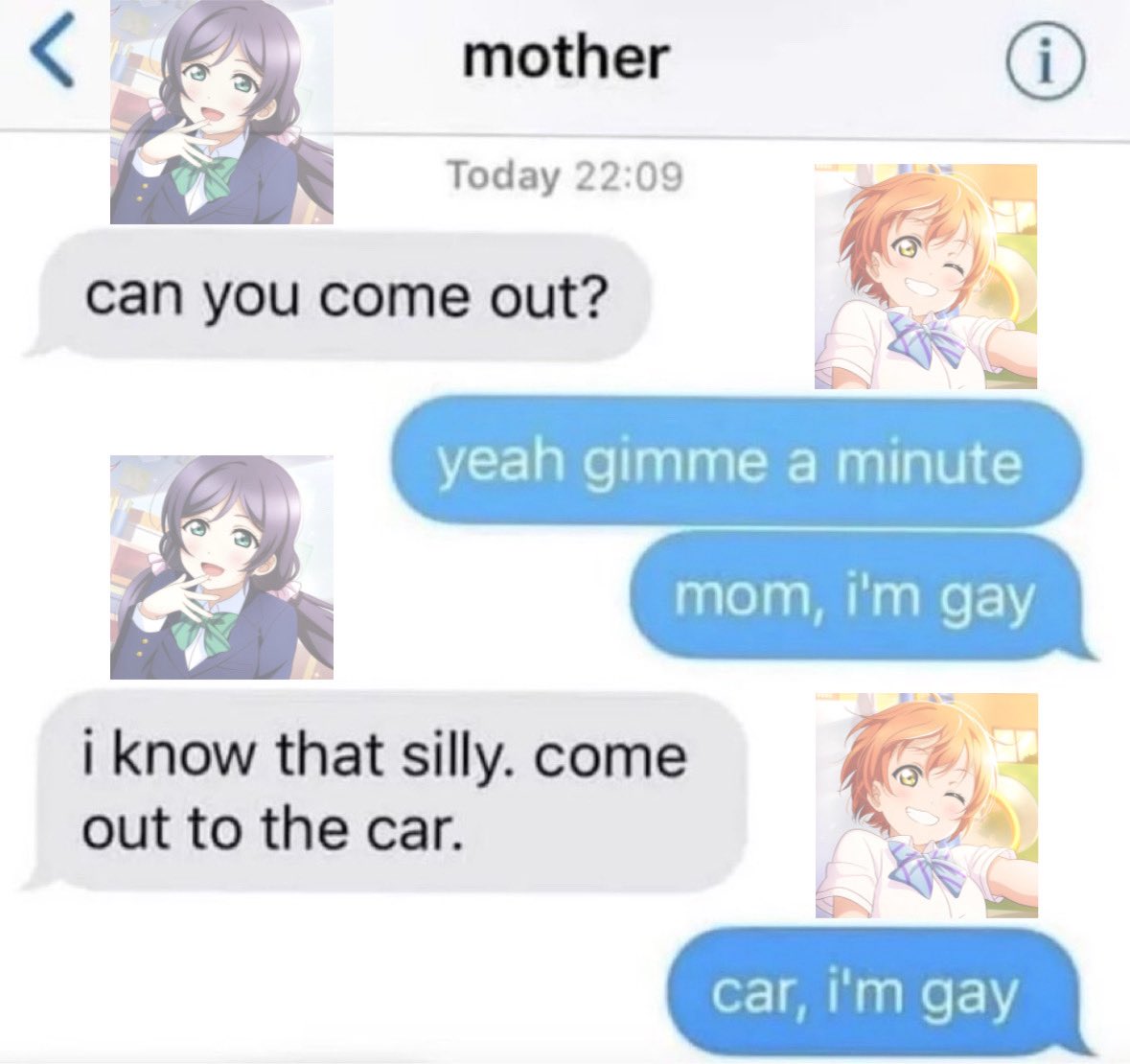 ScarletDeltaDia's tweet photo. congrats on coming out 🤭🏳️‍🌈 #lovelive https://t.co/rEYy0nI6PN
