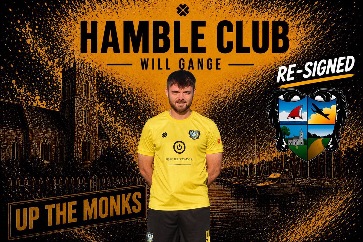 HambleFC's tweet photo. SERGEANT reporting for duty! Equally as good in midfield or upfront Will has committed to 26/27 and as ever will be just as important off the pitch as he is on it. #UTM https://t.co/SKQi9OyV0m