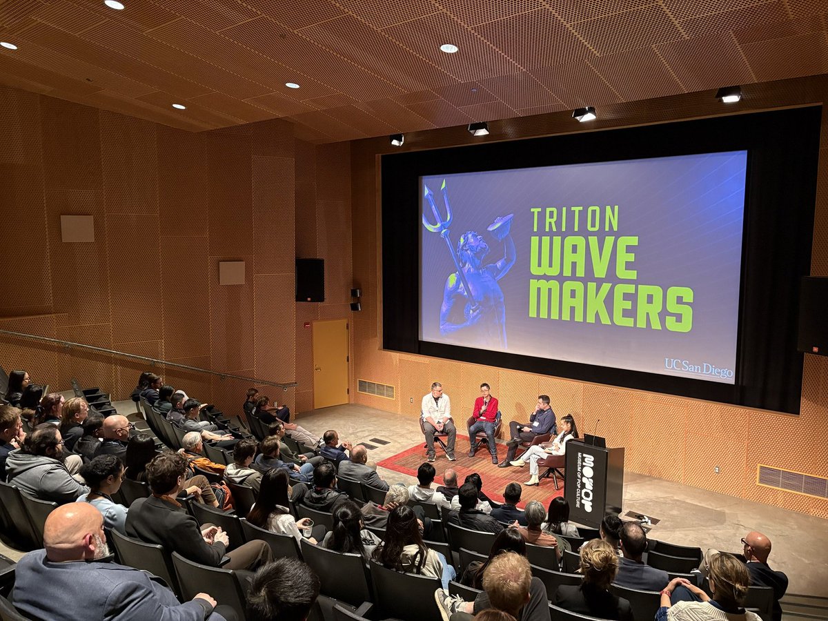 UCSDalumni's tweet photo. Join us on Sat. June 20 for Triton Wave Makers: San Diego! 🌊

Held at @ucsdpark_market from 6-9pm, this speaker series features a panel of industry leaders at the intersection of entrepreneurship, life sciences, biotechnology &amp; marine sciences. Register: https://t.co/s94zCl7lBs https://t.co/gKhYv1Yh5d