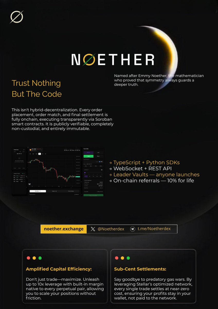 Dave_D_Analyst's tweet photo. There are more updates coming on @Noetherdex
Follow @Noetherdex and keep an eye on their posts, so you won't be left out.
#NoetherDEX #perptrading #defi https://t.co/qUpUQ0EyDL