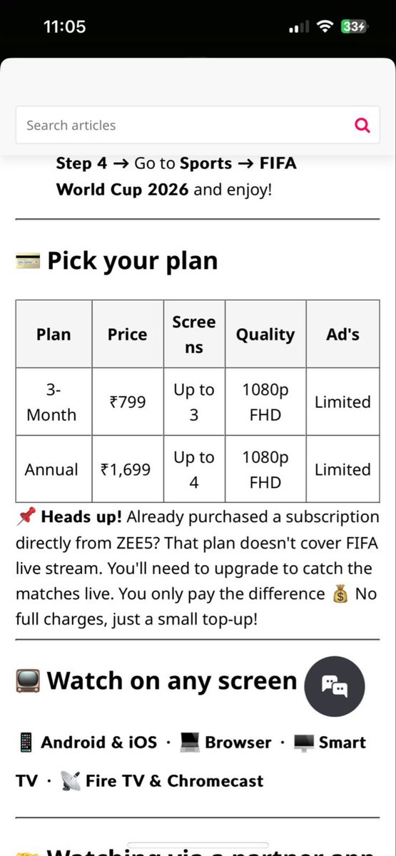 Ganeshrajput07's tweet photo. Promised: 1080p 🎥 Delivered: 720p 📉

Funny how the subscription price stayed the same while the video quality didn’t.

If you’re advertising 1080p, users shouldn’t have to settle for 720p now 480p. Accountability matters. #Streaming #ConsumerRights @ZEE5India #worldcup https://t.co/f8Hc4IAC43