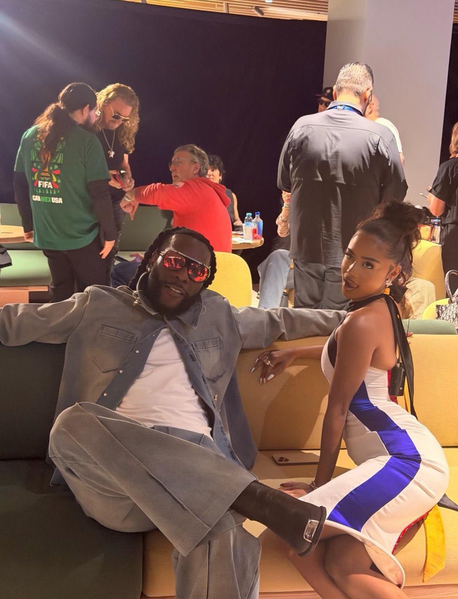 Streamdorm's tweet photo. Burna Boy and Tyla in Mexico. https://t.co/lV7B7a0fmf