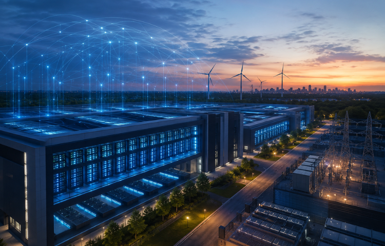 Quantilus's tweet photo. AI’s glow-up needs more than brilliant models. It needs serious data centers, massive power, smarter cooling, and hyperscalers racing to lock it all in. The next AI battle is happening behind the scenes.

🔗 https://t.co/1eS4HPupFq

#AI #AIInfrastructure #DataCenters https://t.co/XIycraeRqT