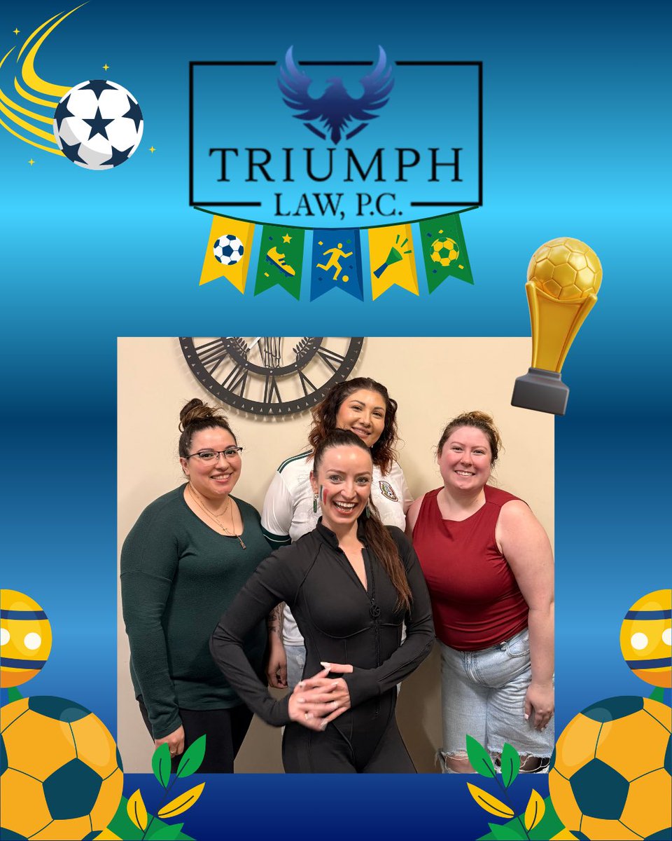 triumphlawpc's tweet photo. First goal for Mexico! 🇲🇽 How is your office celebrating the World Cup?! ⚽️

#triumphlaw #worldcup #sacramento #losangeles #sandiego https://t.co/iabPkrscBu