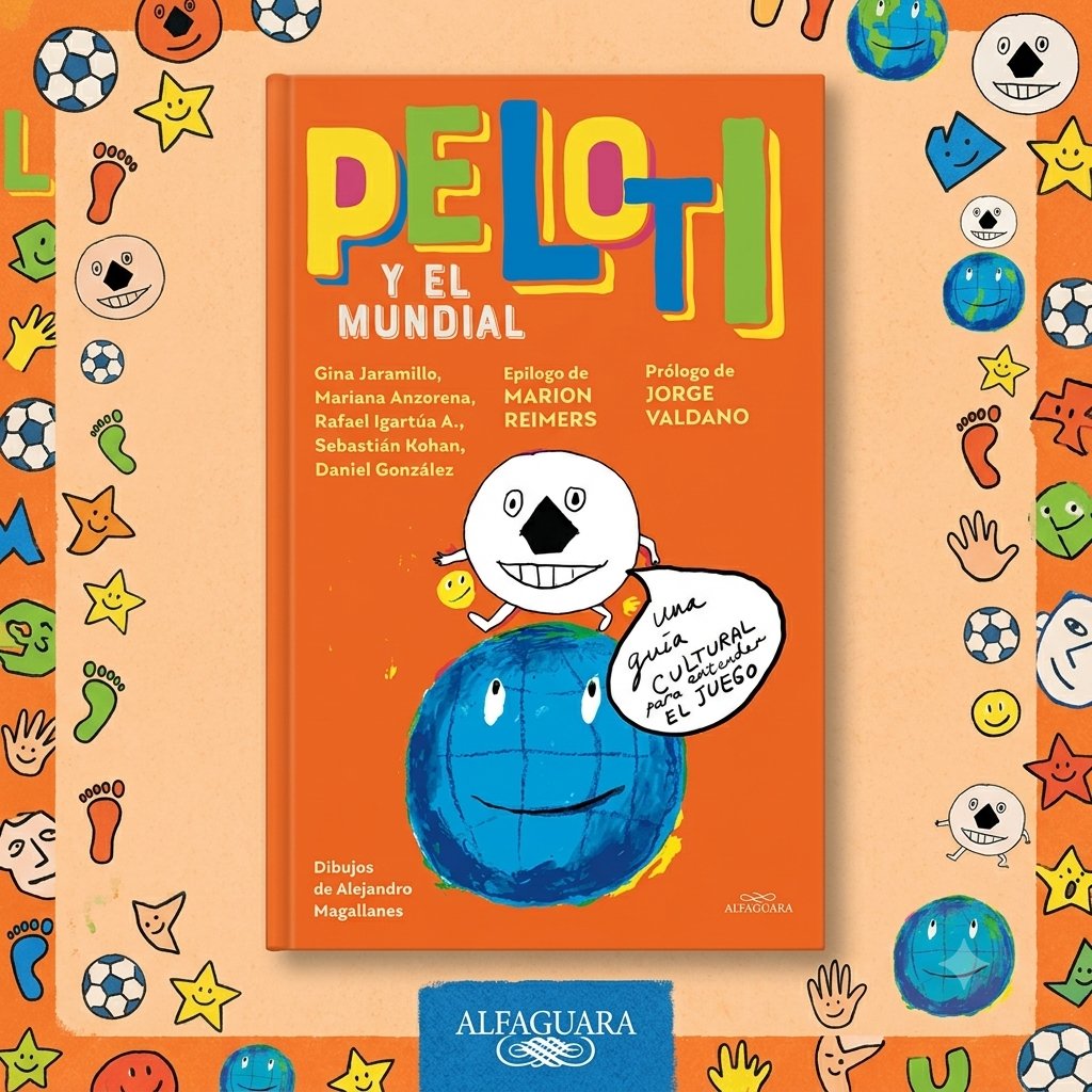 TresPaginas's tweet photo. Jueves futbolero en #silalibro de #nuevecito. Hoy reseñamos con @Marialadelradio y @oscar_andrew "Peloti y el Mundial" de @ginjaramillo y "Un Gol por el Planeta" de @HeatherCamlot. Gracias por acompañarnos en @Reactor105 https://t.co/fXUce3Wk6k