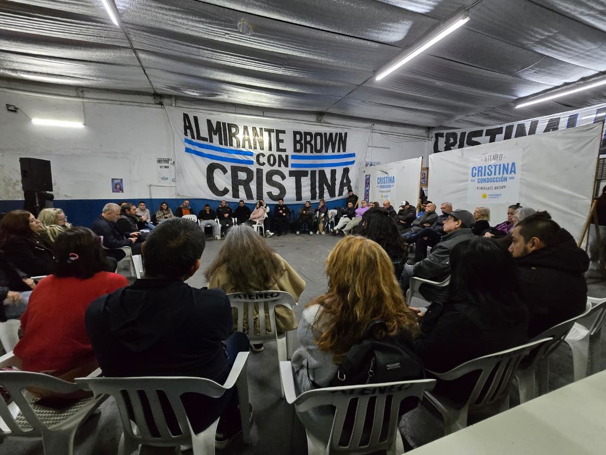 CamporaBrown's tweet photo. Un año de lucha contra la proscripción:

LIBERAR a CRISTINA para LIBERAR la PATRIA . 🇦🇷✌🏼

#CristinaLibre https://t.co/palBWY3tpY