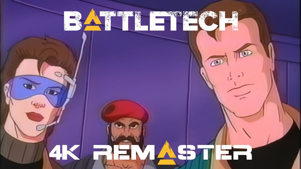Next 4K remaster of the 2nd episode of the Battletech Animated Series ...