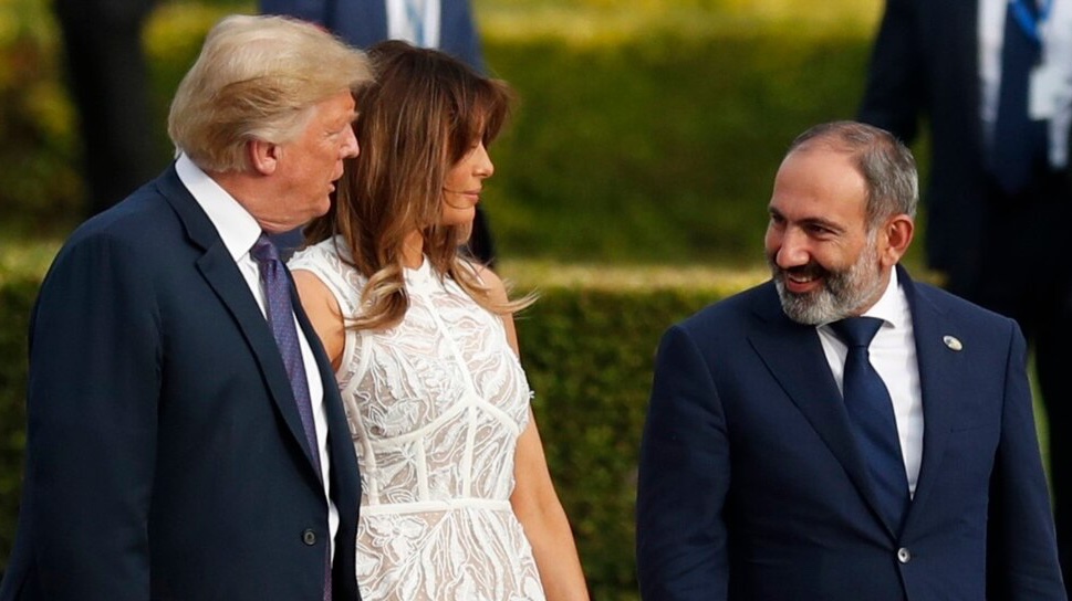 ltsahagian's tweet photo. @usembarmenia As a denier of the #ArmenianGenocide & sponsor of #Artsakh's total destruction, Pres. #Trump has absolutely no right to comment on anything Armenian!
He & illegitimate "PM" Pashinyan will be punished for all their crimes.
#Armenia #Impeachment #ReleaseTheFiles #ArrestPashinyan https://t.co/UKl49WWH32