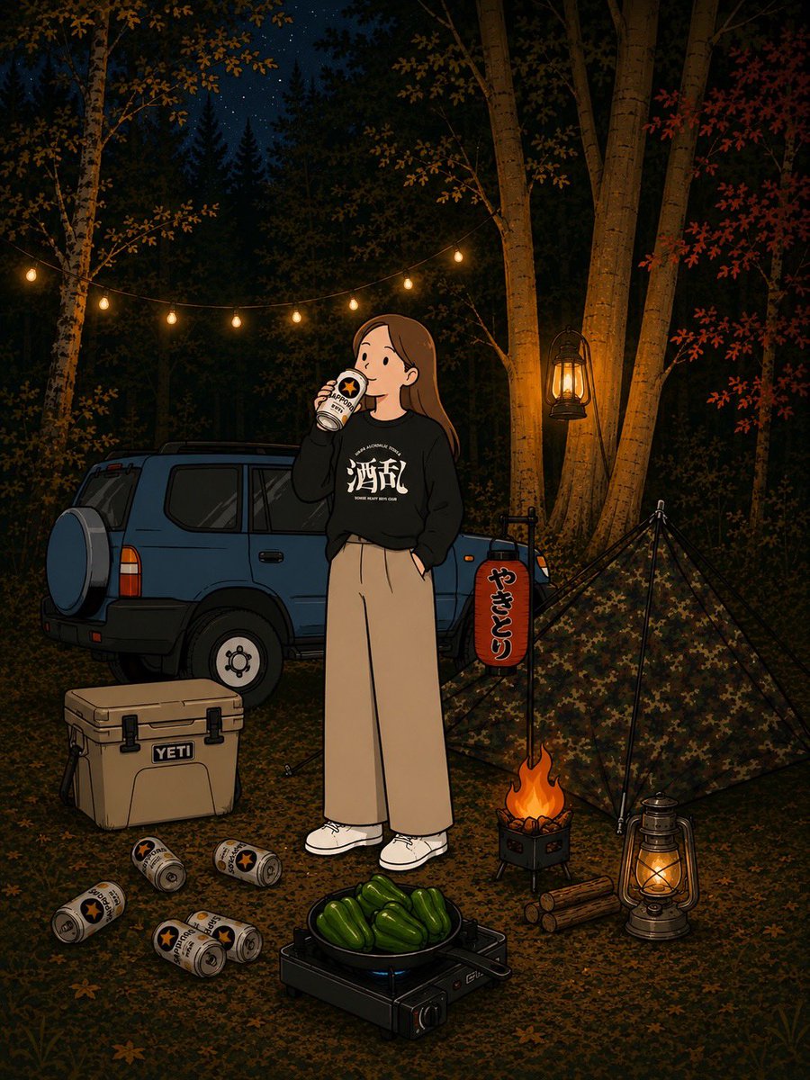 ariphis420's tweet photo. 完璧に仕上がったのでは🤭
🏕️🏮🫑🍺⭐️ https://t.co/SBQfxjLeGK