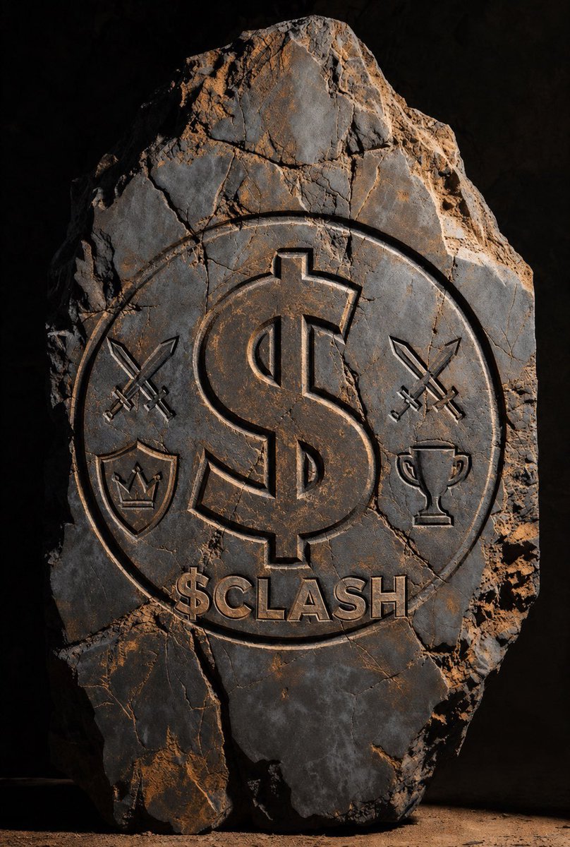 ClashProjectAI's tweet photo. BUILT TO LAST. 🪨

Markets rise.
Markets fall.
Strong communities survive both.

$CLASH 👇

Community: https://t.co/tnBub0iJo0
Prediction Markets: https://t.co/MGEefQCKYw
AskClash: https://t.co/DeMdT2ixTr https://t.co/cX2PevYM1W