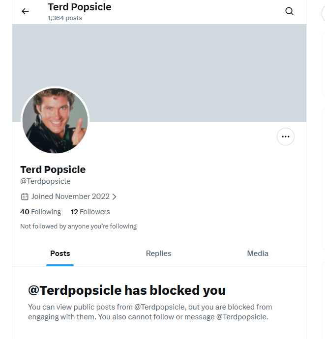 deedee76006's tweet photo. @Terdpopsicle @AntiLeftMemes was it something I said? https://t.co/8qIw21lRqs