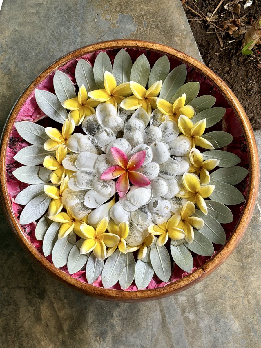 NovaSloof's tweet photo. Get a load of the artistry in this… All individual leaves, petals, or blooms, all laid individually, patiently, carefully… Who has the time to do this? Or the care? #Philippines #OceanSwimSafaris #AtmosphereResort https://t.co/gAIz8VXtjS