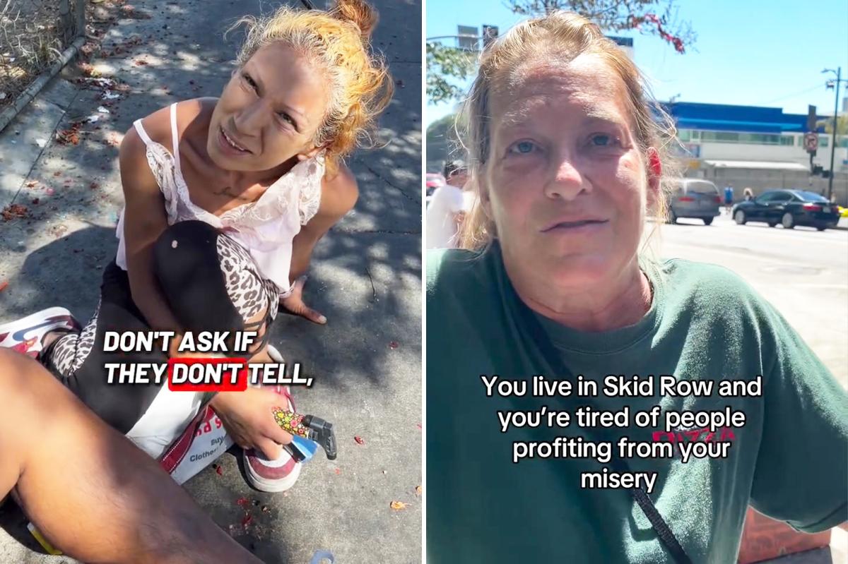 nypost's tweet photo. New Skid Row footage shows homeless making stunning claims about voter registration https://t.co/UnqM0sVUPv https://t.co/XUf4zNkWUr